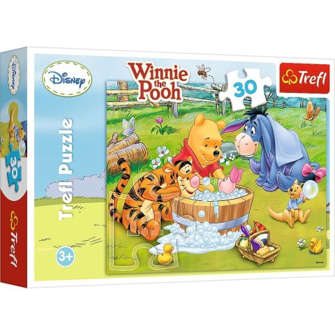 Puzzle Trefl Kąpiel Prosiaczka 30 el. (18198) Trefl Puzzle Trefl Kąpiel Prosiaczka 30 el. (18198) Trefl