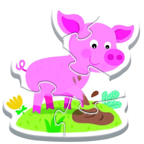 Puzzle Trefl puzzle baby classic Na farmie 18 el. (36127) Trefl Puzzle Trefl puzzle baby classic Na farmie 18 el. (36127) Trefl