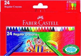 Kredki świecowe Faber Castell 24 (FC120057) Faber Castell