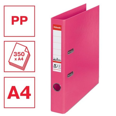 Segregator dźwigniowy Esselte No.1 Power A4 50mm fuksja (811413) Esselte