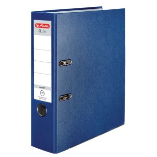 Segregator dźwigniowy Herlitz Q. file Standard 0011167418 A4 80mm niebieski (300003084) Herlitz