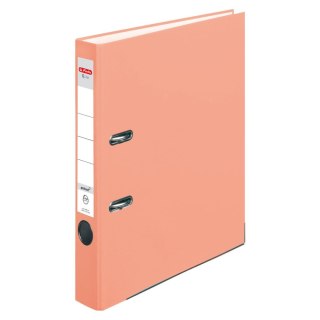 Segregator dźwigniowy Herlitz 50028498 Q.file protect A4 50mm łososiowy (300005712) Herlitz