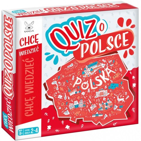 Gra edukacyjna Kangur Chcę wiedzieć Quiz o Polsce Kangur Gra edukacyjna Kangur Chcę wiedzieć Quiz o Polsce Kangur
