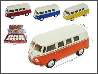 Samochód Hipo VW Classical Bus z białym dachem 13cm (HXKT176) Hipo