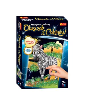 Cekiny Ranok Creative CEKINOWY OBRAZEK ZEBRA mix (21983) Ranok Creative