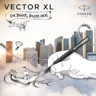 Ekskluzywne pióro tłoczkowe Parker VECTOR XL M czarny (2159744) Parker