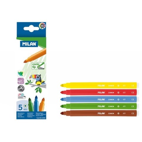 Flamaster Milan 5 kol. (0612305) Milan Flamaster Milan 5 kol. (0612305) Milan