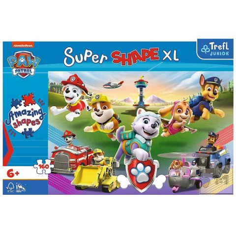 Puzzle Trefl Paw Patrol XL Skaczące pieski 160 el. (50021) Trefl Puzzle Trefl Paw Patrol XL Skaczące pieski 160 el. (50021) Trefl