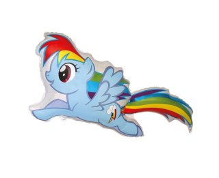 Balon foliowy Godan Kucyki: Rainbow Dash, pakowany 24cal (B901739) Godan