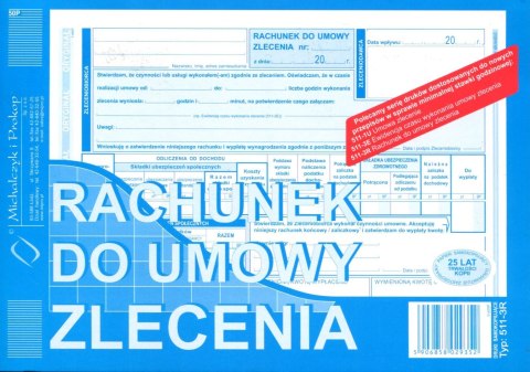 Druk offsetowy Michalczyk i Prokop rachunek A5 50k. (511-3E) Michalczyk i Prokop