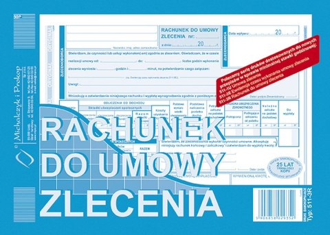 Druk offsetowy Michalczyk i Prokop rachunek A5 50k. (511-3E) Michalczyk i Prokop