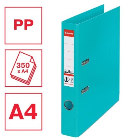Segregator dźwigniowy Esselte No.1 Power A4 50mm turkusowy (811560) Esselte Segregator dźwigniowy Esselte No.1 Power A4 50mm turkusowy (811560) Esselte