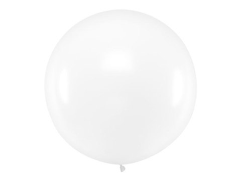 Balon gumowy Partydeco okrągły 1m, Pastel White biały 1000mm (OLBO-002) Partydeco Balon gumowy Partydeco okrągły 1m, Pastel White biały 1000mm (OLBO-002) Partydeco