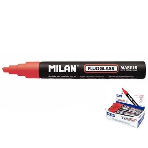 Marker specjalistyczny Milan do szyb fluo czerwony 2,0-4,0mm (591293012) Milan Marker specjalistyczny Milan do szyb fluo czerwony 2,0-4,0mm (591293012) Milan