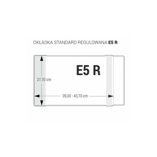 Okładka Biurfol Standard regulowana E5 R [mm:] 277x393-437 (OZB-48) Biurfol