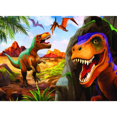 Puzzle Trefl Świat Dinozaurów 54 el. (56036) Trefl Puzzle Trefl Świat Dinozaurów 54 el. (56036) Trefl