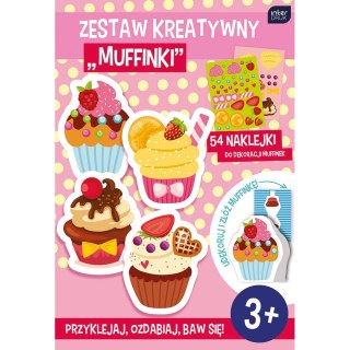 Zestaw plastyczny Interdruk Muffinki (ZESKREMUF) Interdruk