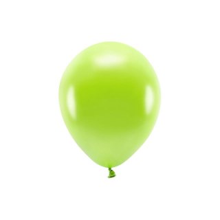 Balon gumowy Partydeco Metalizowane Eco Balloons zielone jabłko 260mm (ECO26M-102J) Partydeco