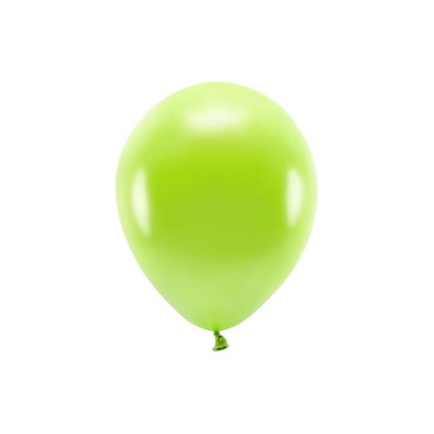 Balon gumowy Partydeco Metalizowane Eco Balloons zielone jabłko 260mm (ECO26M-102J) Partydeco