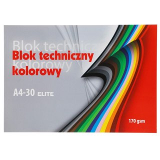 Blok techniczny Kreska A4 mix 30k Kreska