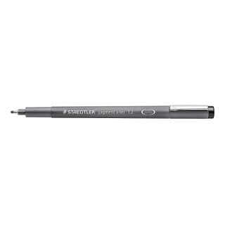 Cienkopis kreślarski Staedtler pigmentowy 1,2 mm, czarny 1,2mm 1kol. (S 308 12-9) Staedtler