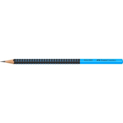 Ołówek Faber Castell Grip 2001 Two Tone czarny/niebieski HB (517010FC) Faber Castell