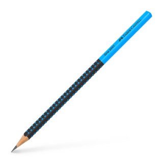 Ołówek Faber Castell Grip 2001 Two Tone czarny/niebieski HB (517010FC) Faber Castell