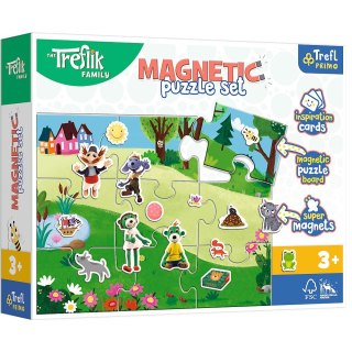Puzzle Trefl Trefliki Magnetyczne Rodzina Treflików (93166) Trefl