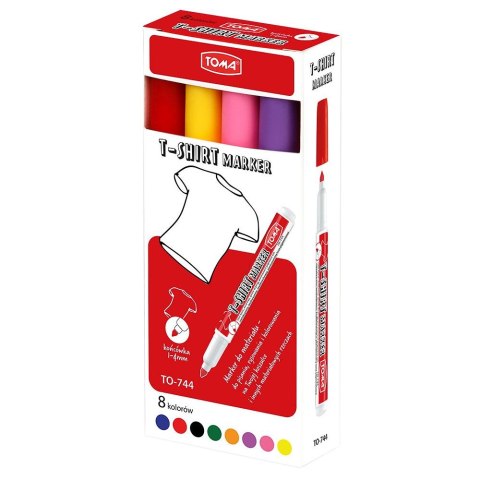Marker specjalistyczny Toma do odziezy mix 1-4mm Toma Marker specjalistyczny Toma do odziezy mix 1-4mm Toma