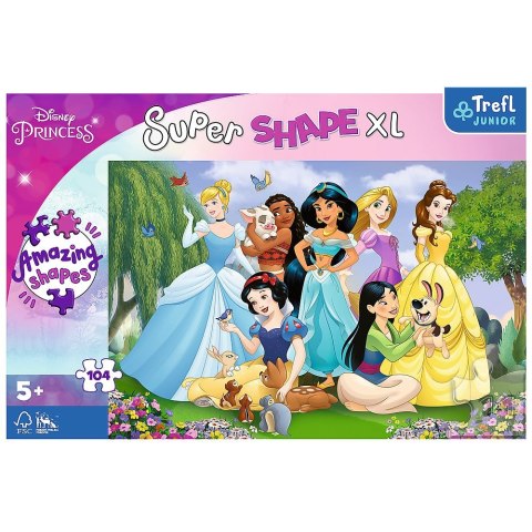 Puzzle Trefl Disney Princess XL Księżniczki w ogrodzie 104 el. (50019) Trefl Puzzle Trefl Disney Princess XL Księżniczki w ogrodzie 104 el. (50019) Trefl