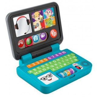 Zabawka edukacyjna Fisher Price Ucz się i Śmiej - Edukacyjny Laptop Malucha Porozmawiajmy (HHX33) Fisher Price