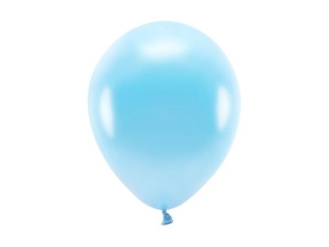 Balon gumowy Partydeco Metalizowane Eco Balloons niebieski jasny 260mm (ECO26M-001J) Partydeco