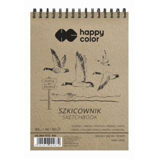 Blok artystyczny Gdd Happy Color szkicownik A6 90g 80k (HA 3809 1015-P80) Gdd