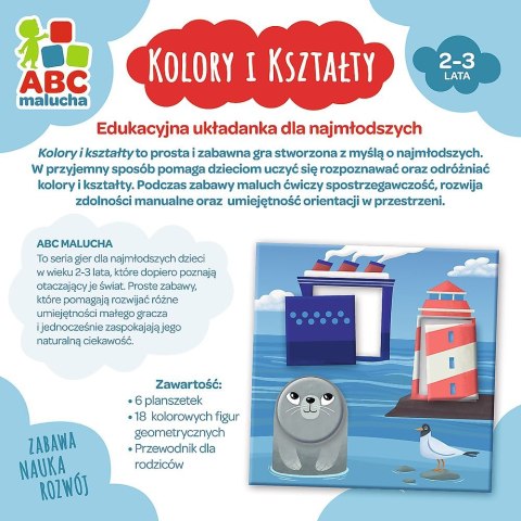 Gra edukacyjna Trefl ABC Malucha Kolory I kształty (01939) Trefl Gra edukacyjna Trefl ABC Malucha Kolory I kształty (01939) Trefl