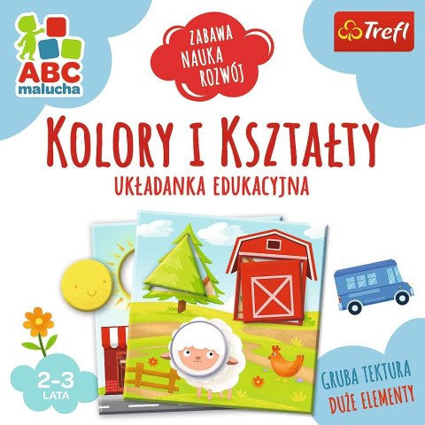 Gra edukacyjna Trefl ABC Malucha Kolory I kształty (01939) Trefl Gra edukacyjna Trefl ABC Malucha Kolory I kształty (01939) Trefl