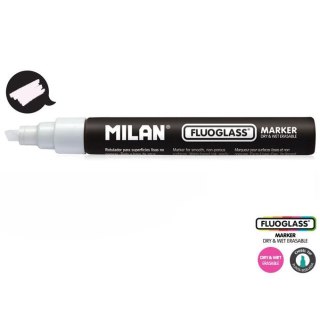 Marker specjalistyczny Milan do szyb fluo biały 2,0-4,0mm (591291012) Milan