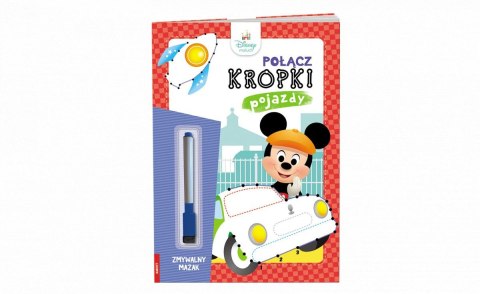 Książka dla dzieci Ameet DISNEY MALUCH. POŁĄCZ KROPKI. POJAZDY (PKM 9202) Ameet