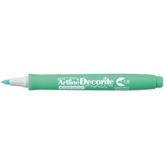 Marker permanentny Artline pastelowy decorite, zielony 1,0mm pędzelek końcówka (AR-033 4 4) Artline