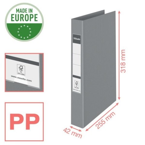 Segregator ringowy Esselte Colour Breeze A4 25mm zielony (626498) Esselte Segregator ringowy Esselte Colour Breeze A4 25mm zielony (626498) Esselte