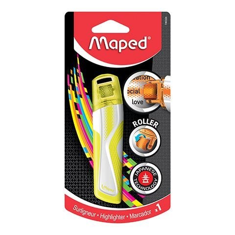 Zakreślacz Maped PEPS fluo, żółty (746324) Maped