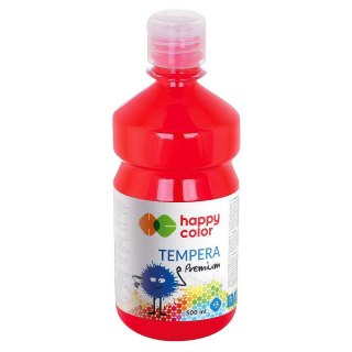 Farba tempera Happy Color kolor: czerwony 500ml 1 kolor. (3310) Happy Color