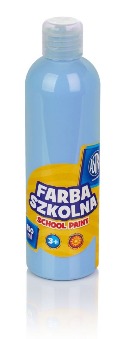 Farby plakatowe Astra szkolne kolor: błękitny 250ml 1 kolor. Astra Farby plakatowe Astra szkolne kolor: błękitny 250ml 1 kolor. Astra
