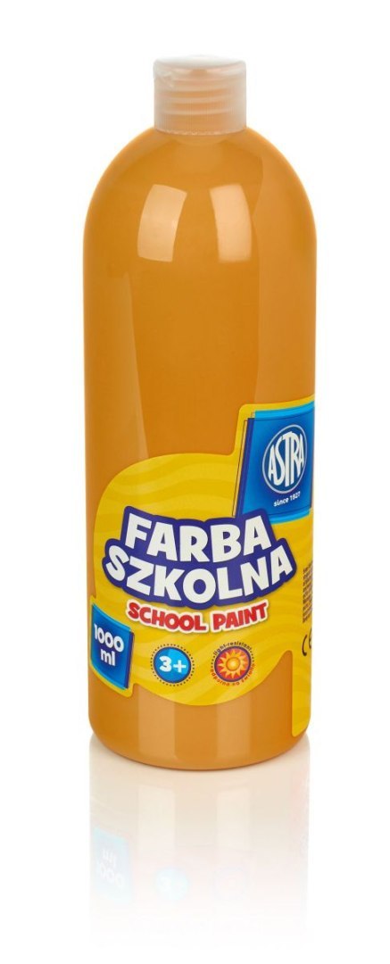 Farby plakatowe Astra szkolne kolor: brązowy jasny 1000ml 1 kolor. Astra Farby plakatowe Astra szkolne kolor: brązowy jasny 1000ml 1 kolor. Astra