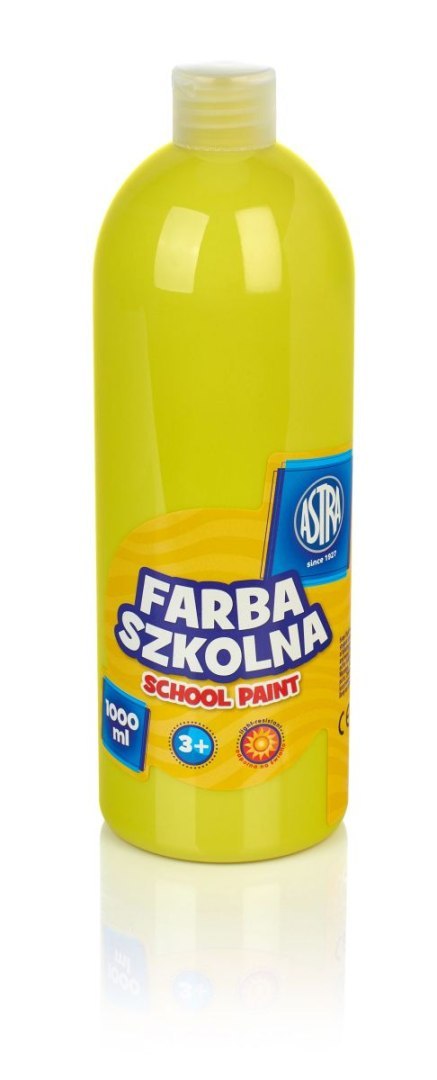 Farby plakatowe Astra szkolne kolor: cytrynowy 1000ml 1 kolor. Astra Farby plakatowe Astra szkolne kolor: cytrynowy 1000ml 1 kolor. Astra