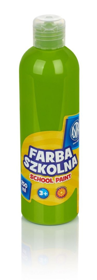 Farby plakatowe Astra szkolne kolor: limonkowy 250ml 1 kolor. Astra Farby plakatowe Astra szkolne kolor: limonkowy 250ml 1 kolor. Astra