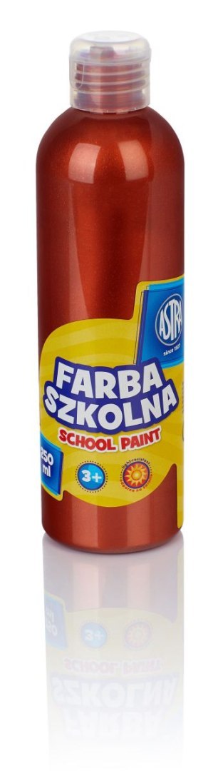 Farby plakatowe Astra szkolne kolor: miedziany 250ml 1 kolor. Astra