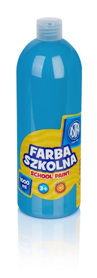 Farby plakatowe Astra szkolne kolor: niebieski 1000ml 1 kolor. Astra Farby plakatowe Astra szkolne kolor: niebieski 1000ml 1 kolor. Astra