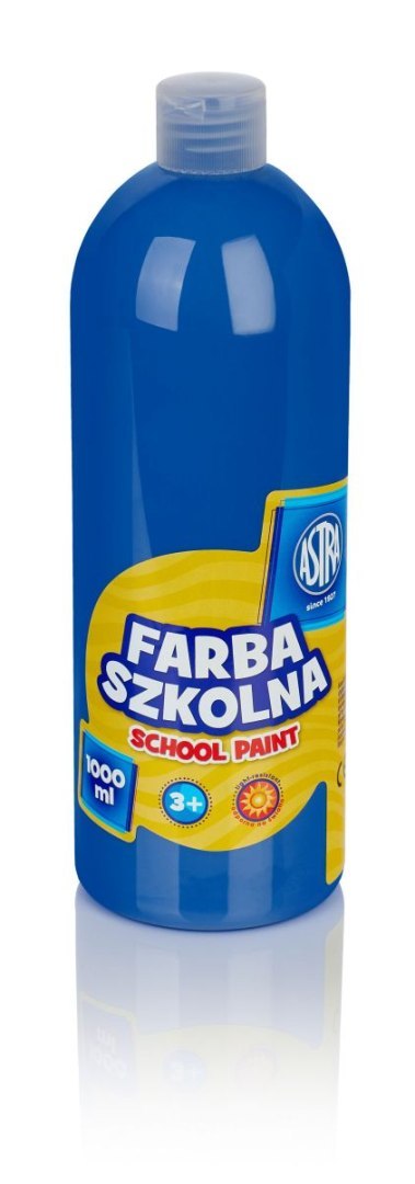 Farby plakatowe Astra szkolne kolor: niebieski ciemny 1000ml 1 kolor. Astra Farby plakatowe Astra szkolne kolor: niebieski ciemny 1000ml 1 kolor. Astra