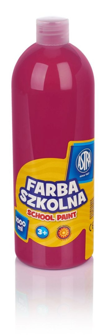 Farby plakatowe Astra szkolne kolor: różowy 1000ml 1 kolor. Astra Farby plakatowe Astra szkolne kolor: różowy 1000ml 1 kolor. Astra
