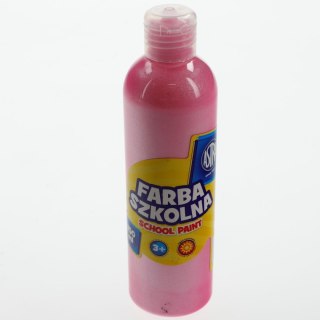 Farby plakatowe Astra szkolne kolor: różowy 250ml 1 kolor. Astra